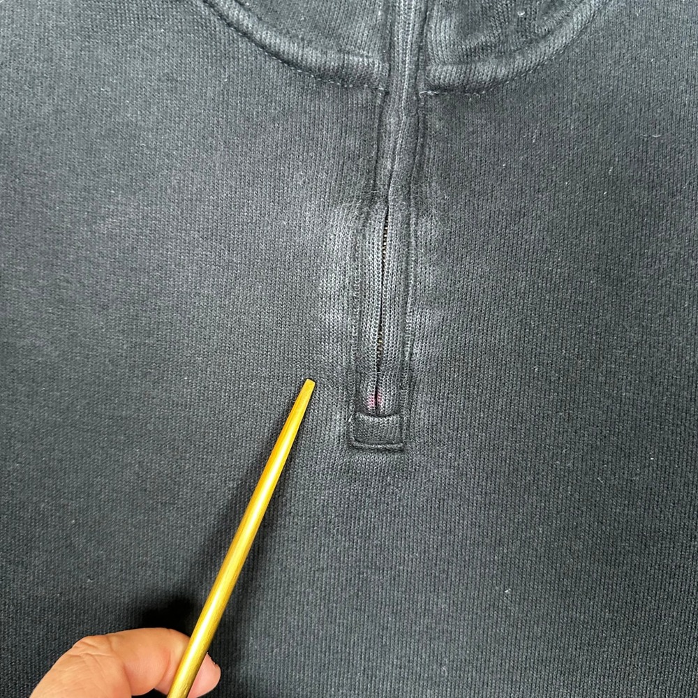 Polo Ralph Lauren Mens XXL Estate Rib Quarter Zip Pullover Black Cotton‎ Sweater - Picture 6 of 13